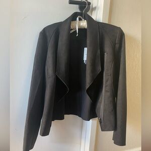 Tahari Faux Leather Moto Jacket, Small, NWT